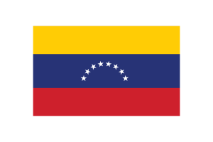 Venezuela Flag Triangle Vector Illustration flag
