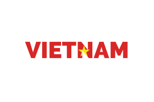 Vietnam Text Art flag