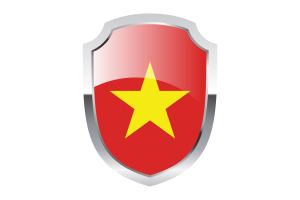 Vietnam Shield Logo flag