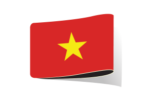 Vietnam Flag Illustration Clipart flag