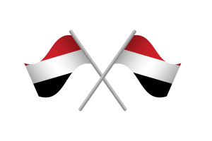 Yemen Flag Emblem Vector Free flag