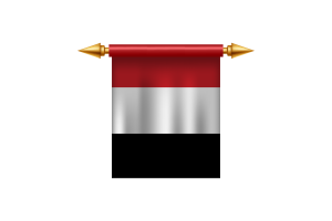 Yemen Emblem flag