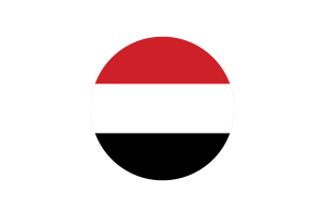 Yemen Flag Circle Vector Free flag