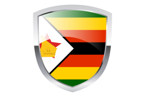 National Flag of Zimbabwe Clipart flag
