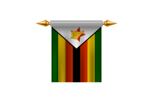 Zimbabwe Emblem flag