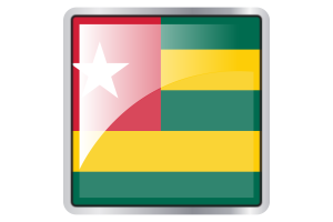 Togo Flag Couche Heraldic Shield flag