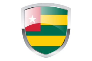 National Flag of Togo Clipart flag