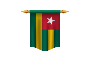 Togo Flag Royal Banner flag