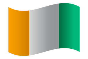 Republic of Côte d'Ivoire flag