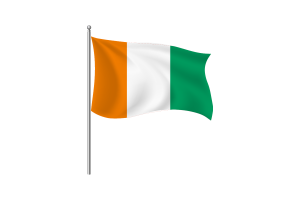 Côte d'Ivoire Flag Clipart flag
