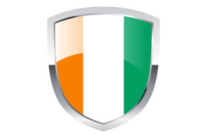National Flag of Côte d'Ivoire Clipart flag
