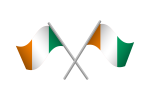 Côte d'Ivoire Flag Emblem Vector Free flag