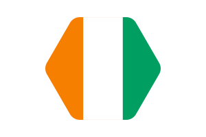 Côte d'Ivoire Flag Vector Illustration flag