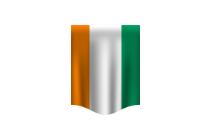 Côte d'Ivoire Flag Banner flag