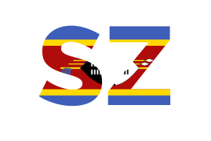 Eswatini Country Code flag