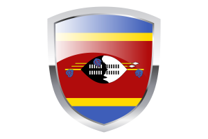 National Flag of Eswatini Clipart flag