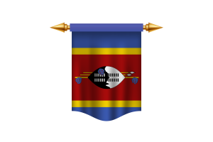 Eswatini Flag Royal Banner flag
