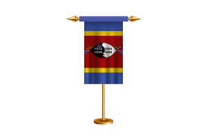 Eswatini Ceremonial Flag Vector Free flag