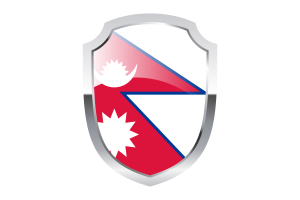 Nepal Shield Logo flag