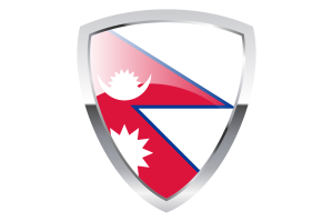 Nepal Shield Flag flag