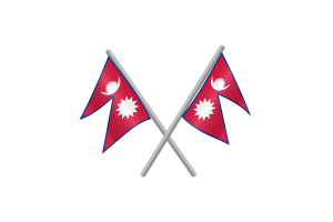 Nepal Flag Emblem Vector Free flag