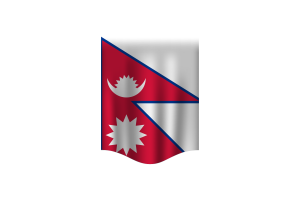 Nepal Flag Banner flag