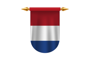Netherlands Flag Emblem Vector Images flag