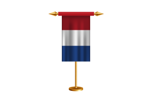 Netherlands Ceremonial Flag Vector Free flag