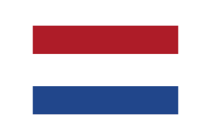 Netherlands Flag Triangle Vector Illustration flag