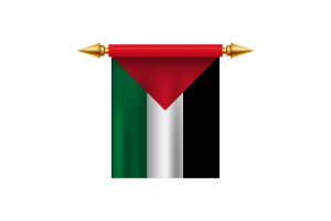 Palestine Emblem flag