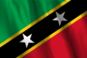 National Flag of Saint Kitts and Nevis flag