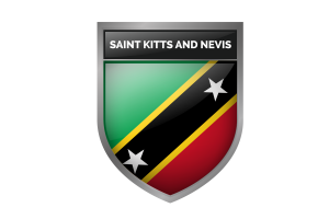 Saint Kitts and Nevis Flag  flag