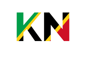 Saint Kitts and Nevis Country Code flag