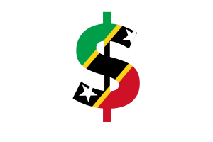 Saint Kitts and Nevis Currency icon flag