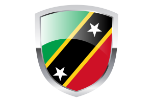 National Flag of Saint Kitts and Nevis Clipart flag