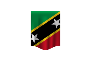 Saint Kitts and Nevis Flag Banner flag