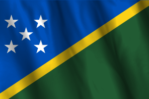 National Flag of Solomon Islands flag