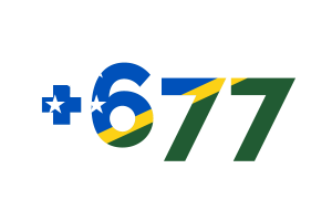 Solomon Islands Calling Code flag