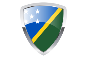 Solomon Islands Shield Flag flag