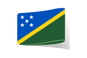Solomon Islands Flag Illustration Clipart flag