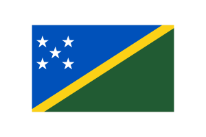Solomon Islands Flag Triangle Vector Illustration flag