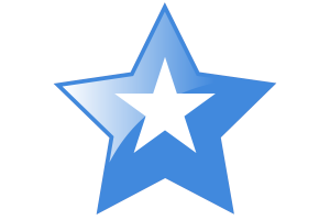 Somalia Flag Star Icon flag