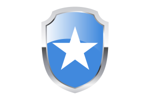 Somalia Shield Logo flag