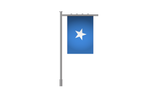 3d Somalia Standing Flag flag