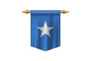 Emblem of the Federal Republic of Somalia flag
