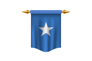 Somalia Flag Royal Banner flag