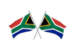 South Africa Waving Friendship Flag flag