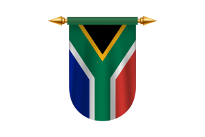 South Africa Flag Emblem Vector Images flag