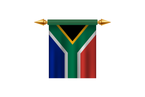 South Africa Emblem flag