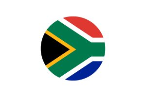 South Africa Flag Circle Vector Free flag